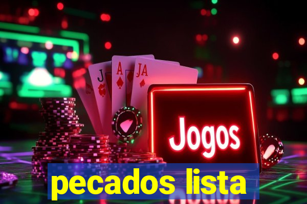 pecados lista